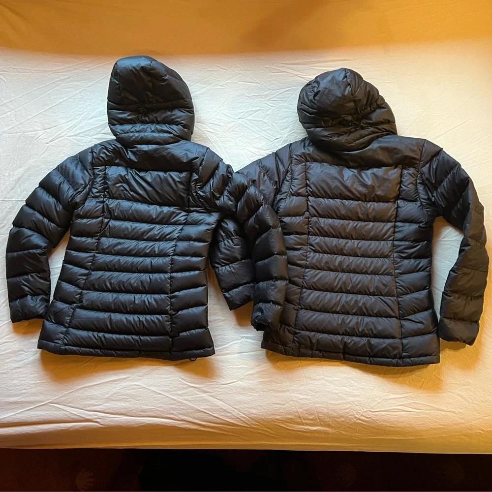 Bundle of 2 Patagonia Hi Loft Down Jackets with Hoods - Picture 2 of 5